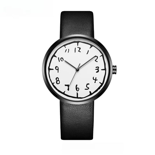 Trendige Armbanduhr mit außergewöhnlicher Schriftart "Modelli di coppia no.5281“ - PITANI
