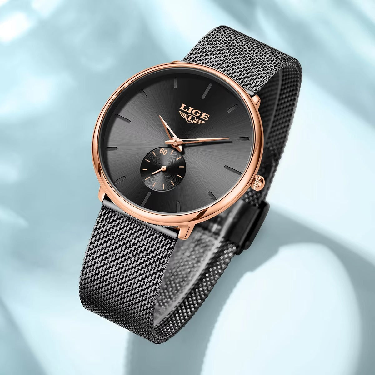 Schlicht minimalistische Mesh Armbanduhr "Cinturino in maglia no.3231“ - PITANI