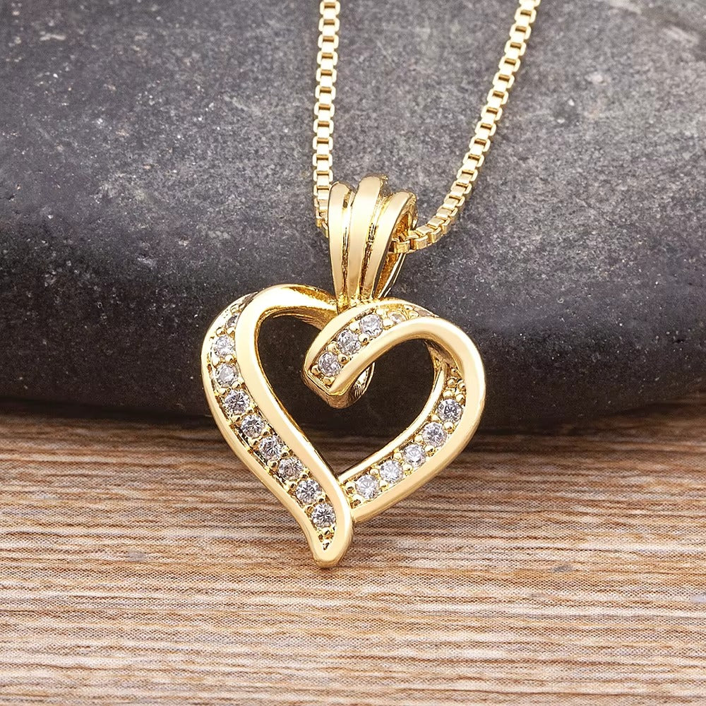 Edelstahl Halskette in Herzform "Collana con ciondolo a cuore no.4205" - PITANI
