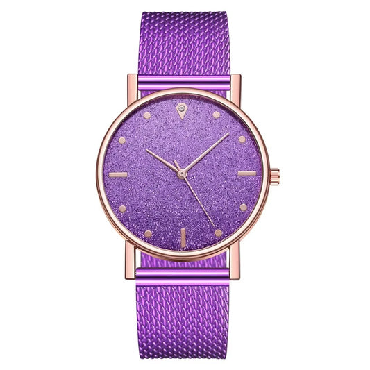 SALE | Edelstahl Armbanduhr mit strukturiertem Ziffernblatt "Quadranti rotondi no.5141" - PITANI