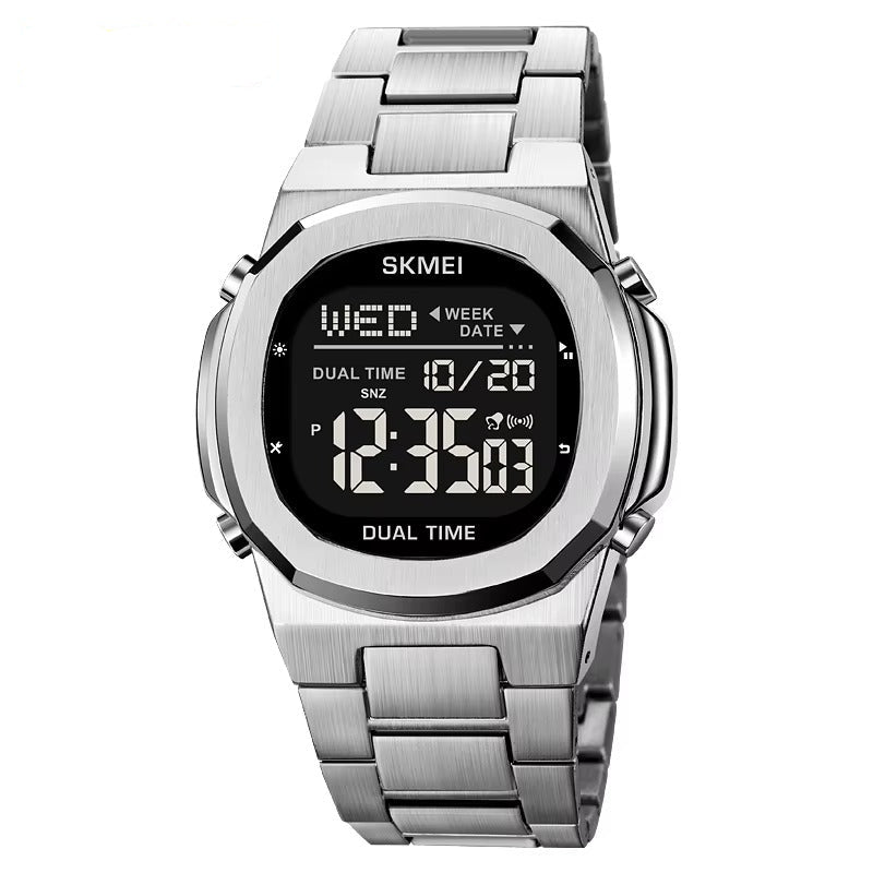 Digitale Edelstahl Armbanduhr "Elettronica di lusso no.5276“ - PITANI