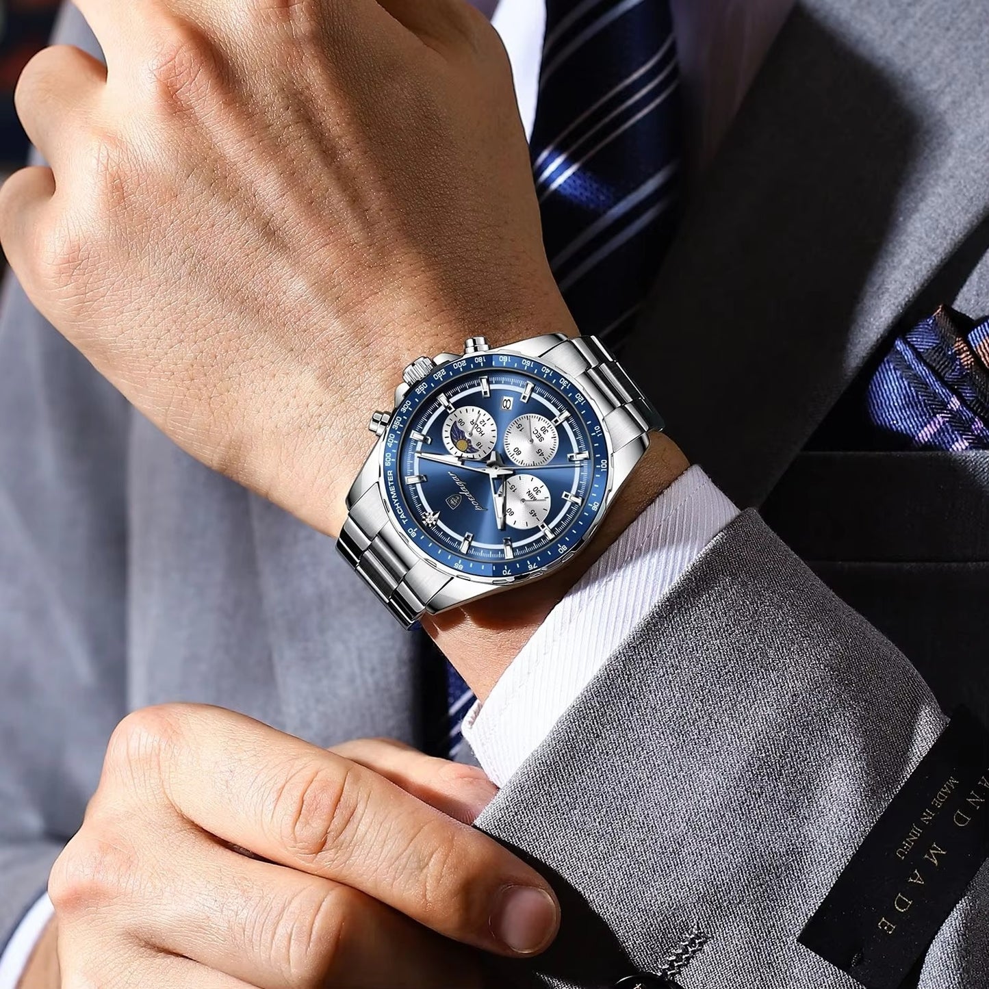 Edelstahl Armbanduhr "Sport di lusso no.4166" - PITANI