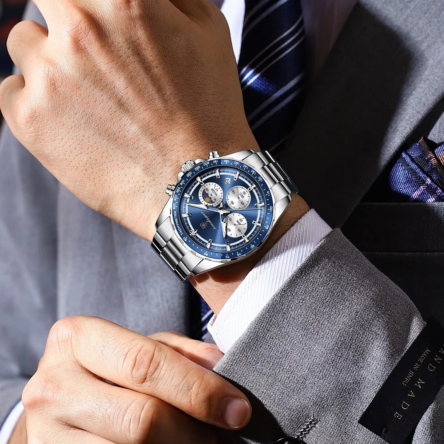 Edelstahl Armbanduhr "Sport di lusso no.4166" - PITANI