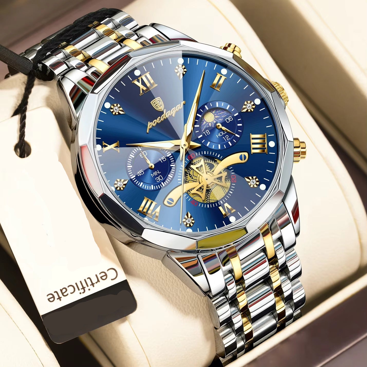 Moderne Edelstahl Armbanduhr "Impermeabile moderne Orologio no.5270“ - PITANI