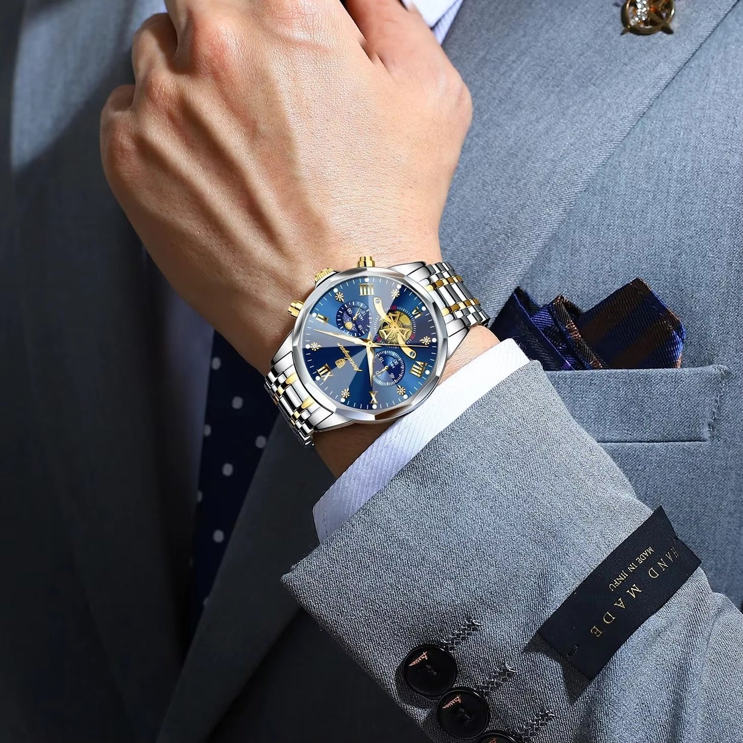Moderne Edelstahl Armbanduhr "Impermeabile moderne Orologio no.5270“ - PITANI