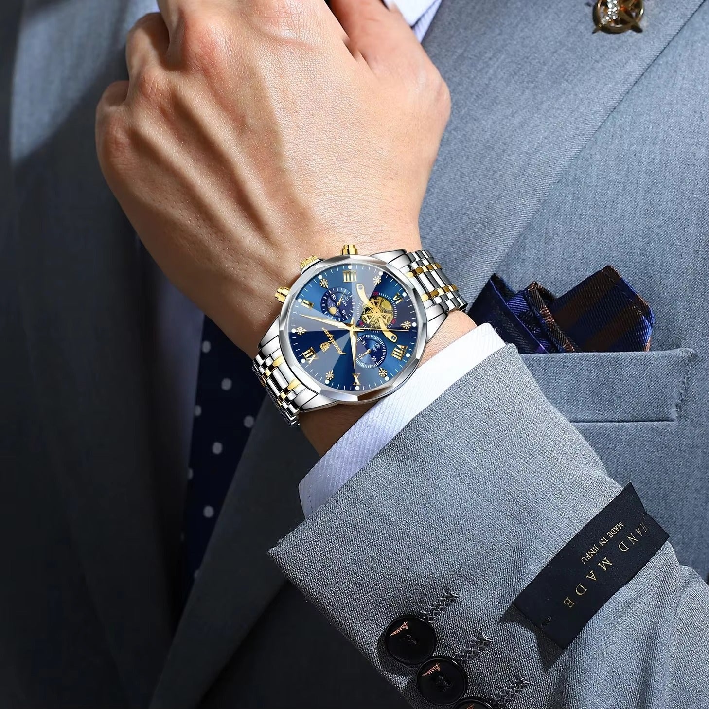 Moderne Edelstahl Armbanduhr "Impermeabile moderne Orologio no.5270“ - PITANI