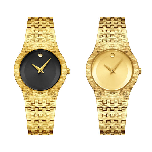 Schlichte minimalistische Edelstahl Armbanduhr "Quarzo minimalista no.3205" - PITANI