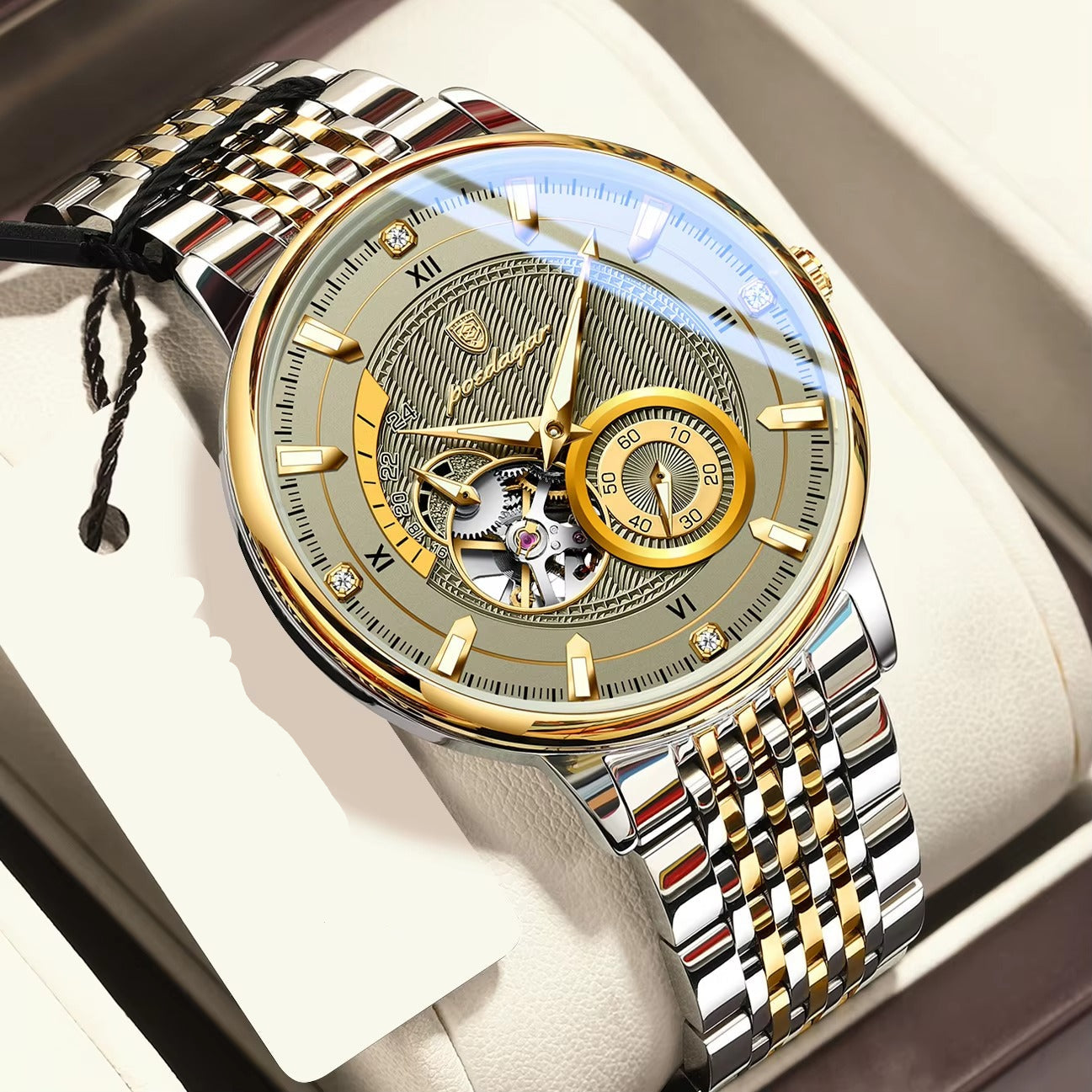 Edelstahl Automatik Armbanduhr "Meccanica automatica no.5242“ - PITANI