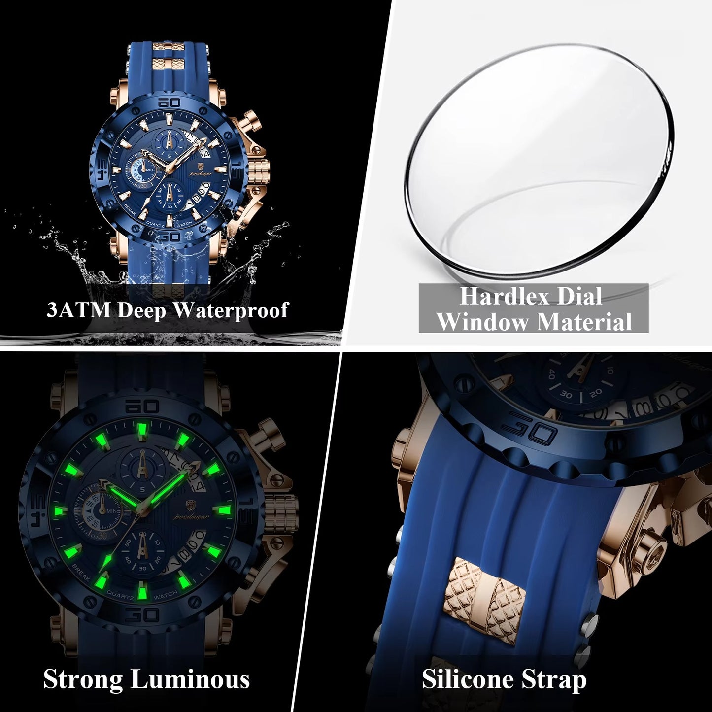 Silikonband Armbanduhr "Orologio sempre piu bella del mondo no.5316“ - PITANI