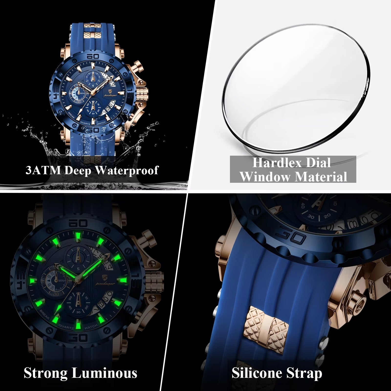 Silikonband Armbanduhr "Orologio sempre piu bella del mondo no.5316“ - PITANI