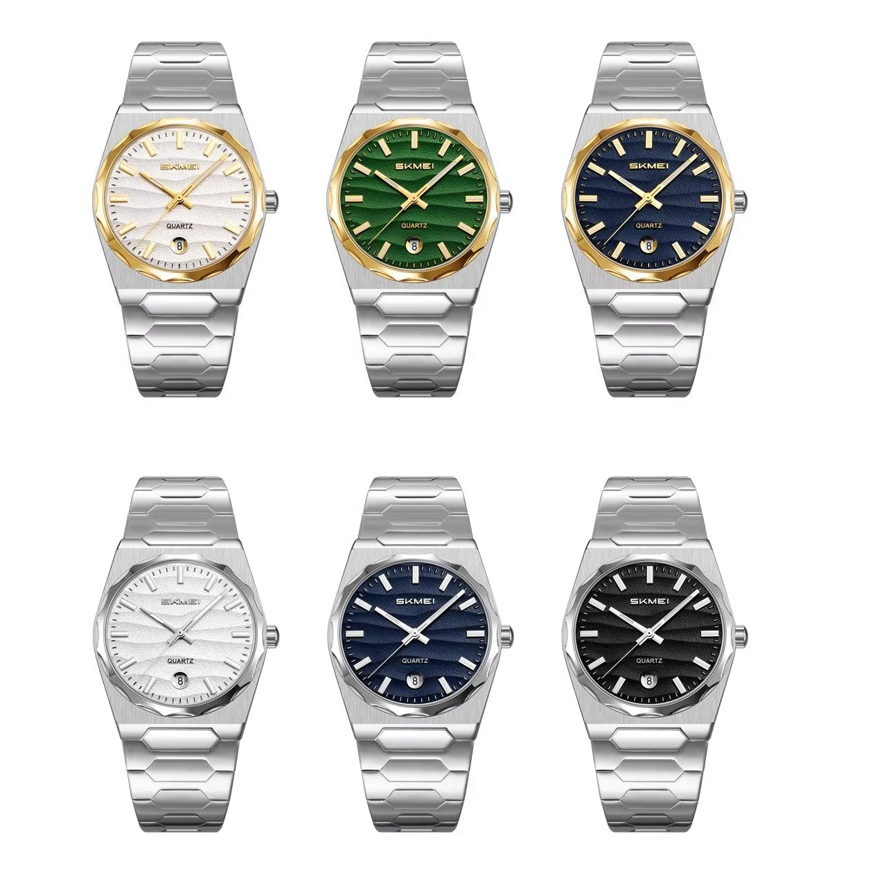 Edelstahl Armbanduhr mit seltener Lünette "Calendario al quarzo no.5258“ - PITANI
