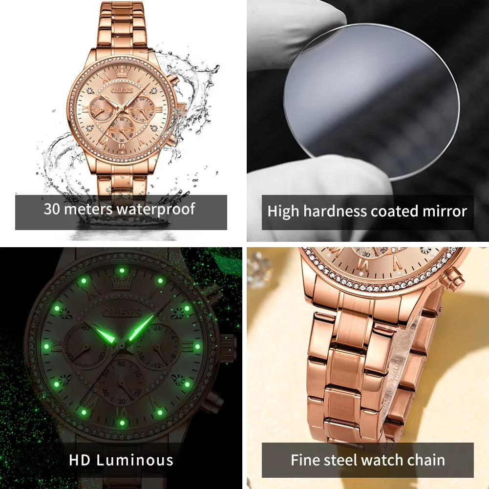 Glitzer Armbanduhr im eleganten Design "Orologio lamore di no.5174" - PITANI