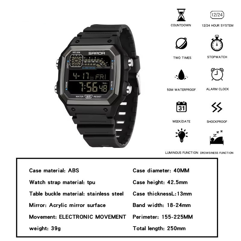 Digitale Armbanduhr "Sport all'aria aperta no.5309“ - PITANI