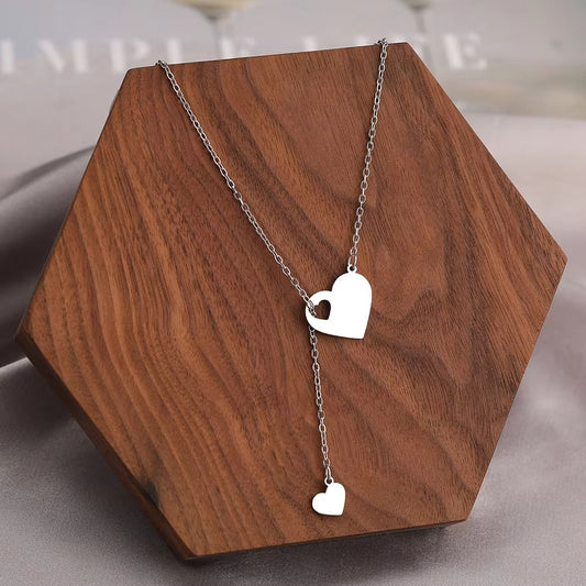 Edelstahl Halskette in Herzform "Ciondolo a cuore dolce no.4237" - PITANI