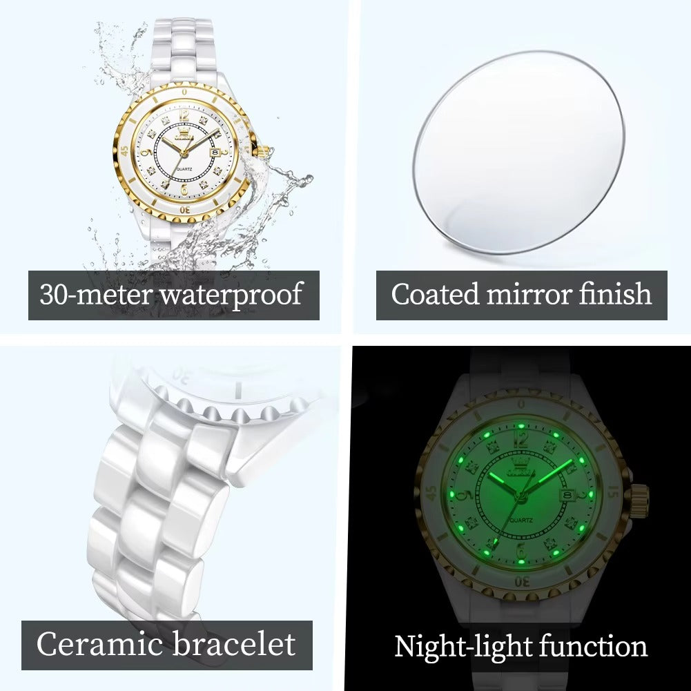 Elegante Keramik Armbanduhr "Acciaio ceramico no.3232“ - PITANI