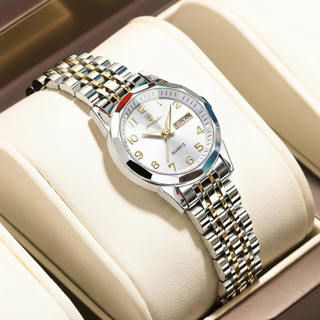 Modische Edelstahl Armbanduhr "Signore inossidabili no.5169" - PITANI