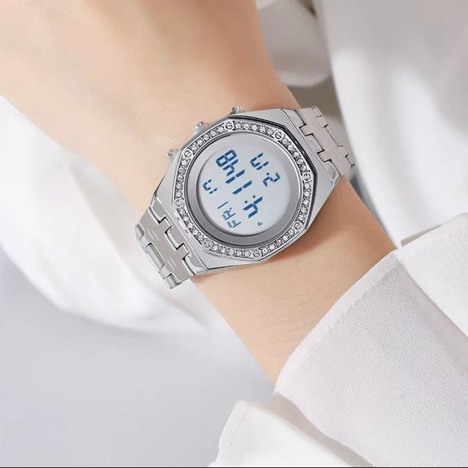 Elegante Digitale Edelstahl Armbanduhr "Orologio elettronicono.3245“ - PITANI