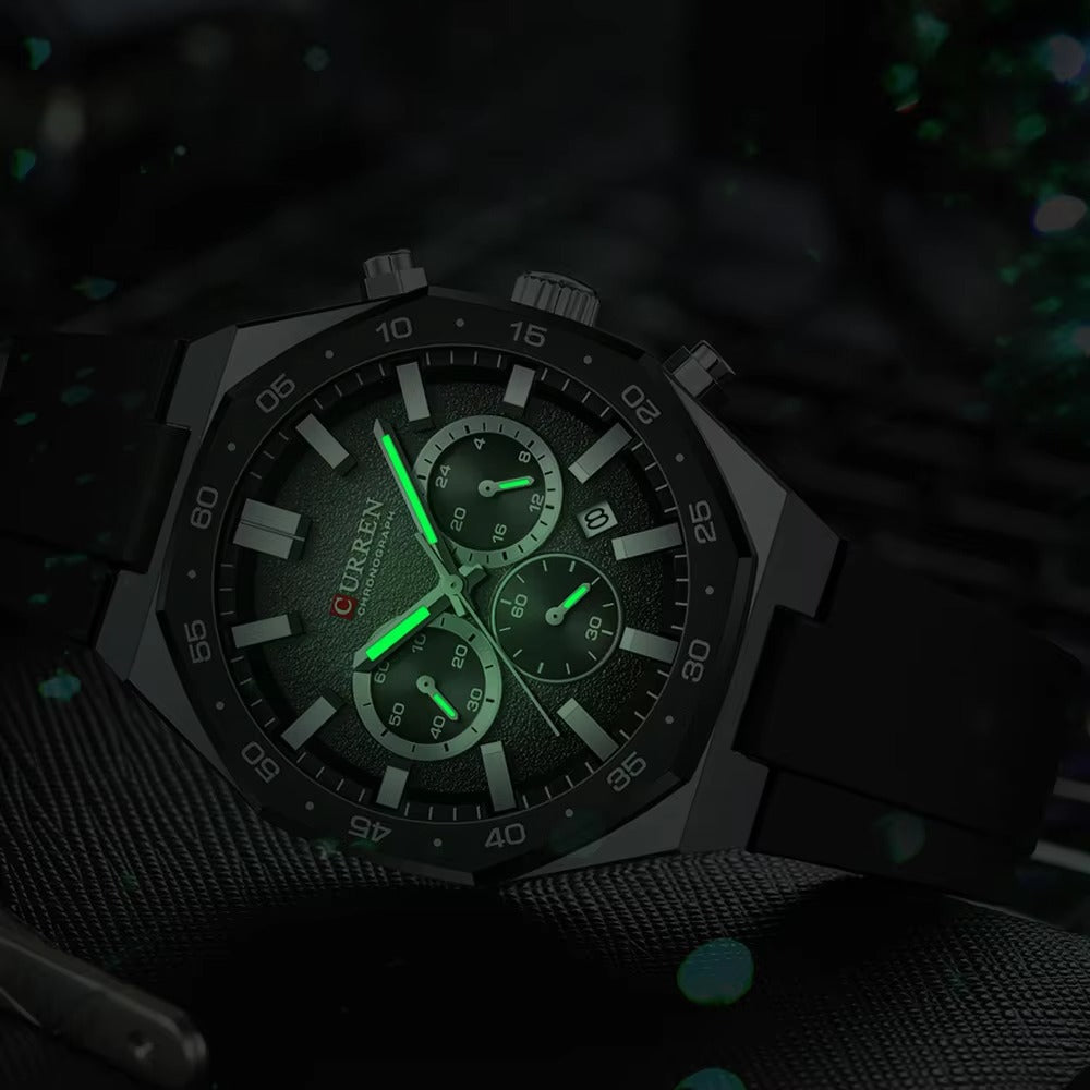 Zeitlose Silikonband Armbanduhr "Quarzo belle chiaro no.5223“ - PITANI