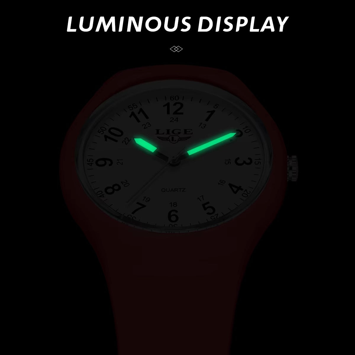 Schlichte Silikon Armbanduhr "Impermeabile femminile no.3215" - PITANI