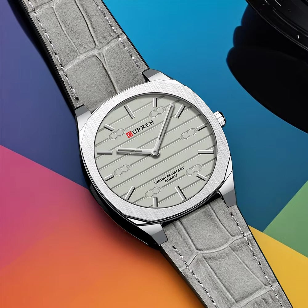 Minimalistisch moderne Leder Armbanduhr "Sottile alla moda no.5224“ - PITANI