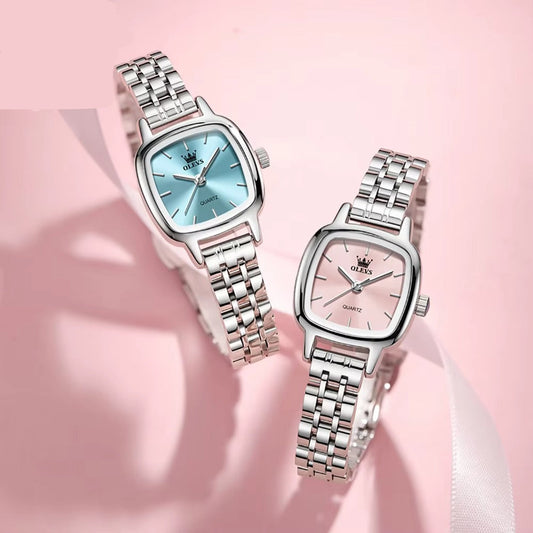 Kleine quadratische Edelstahl Armbanduhr "Piccolo quadrante alla moda no.3235“ - PITANI