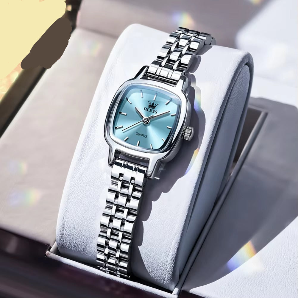 Kleine quadratische Edelstahl Armbanduhr "Piccolo quadrante alla moda no.3235“ - PITANI