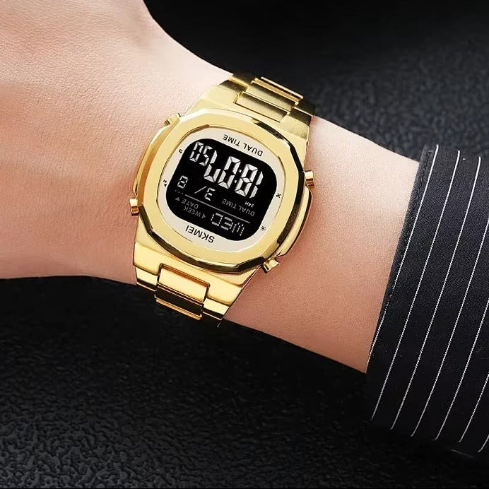 Digitale Edelstahl Armbanduhr "Elettronica di lusso no.5276“ - PITANI