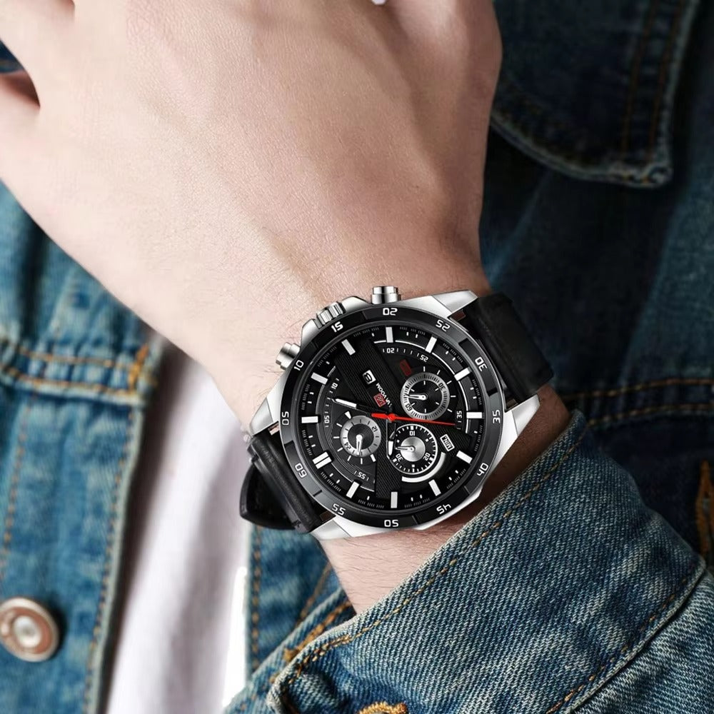 Edelstahl Armbanduhr "Orologio al quarzo con calendario no.4120" - PITANI