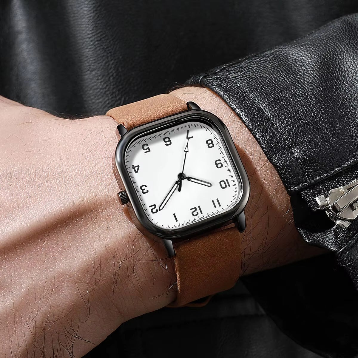 Minimalistische Quadratische Armbanduhr "Arabo quadrato semplice no.5260“ - PITANI