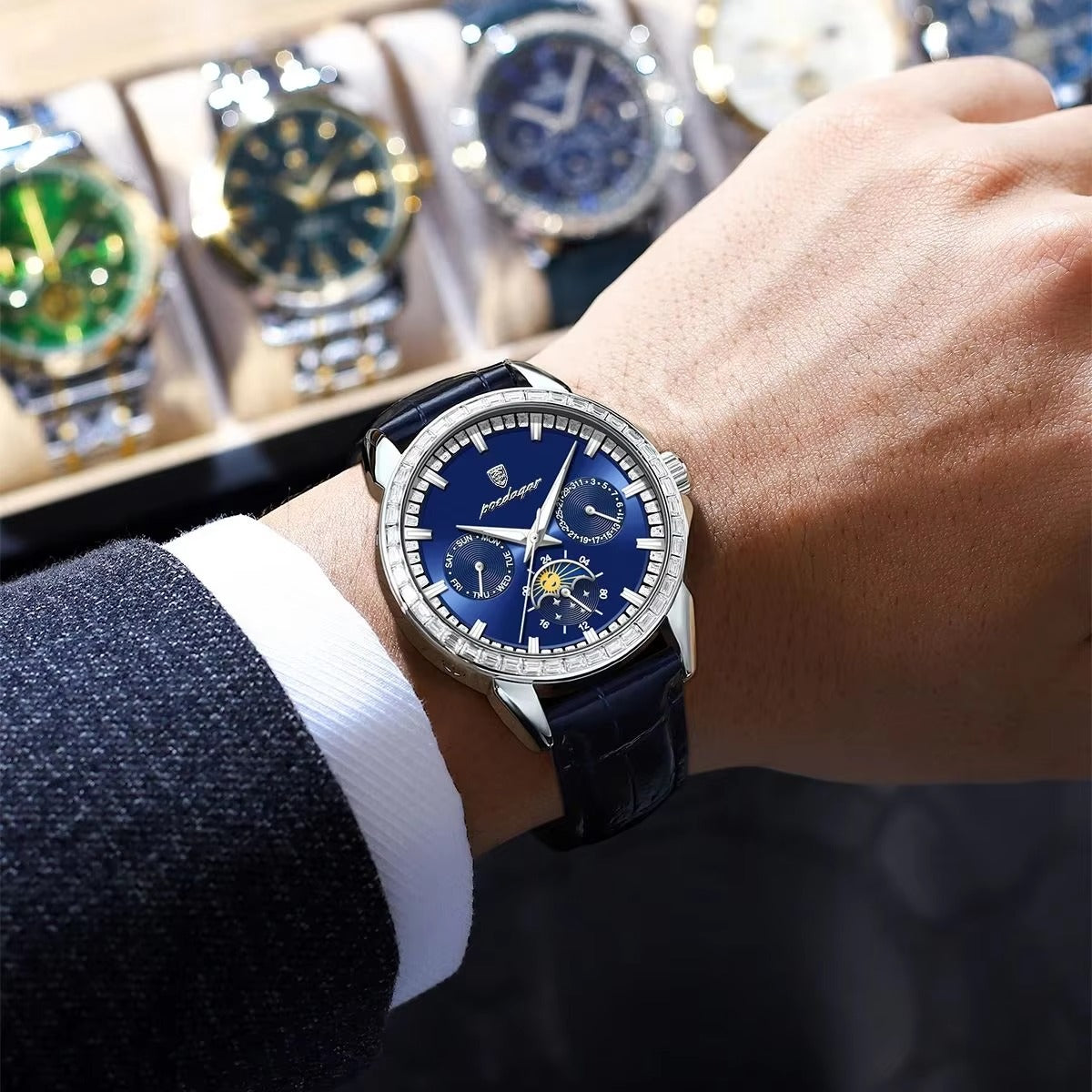 Edelstahl Armbanduhr "Impermeabile Luminoso no.4153" - PITANI