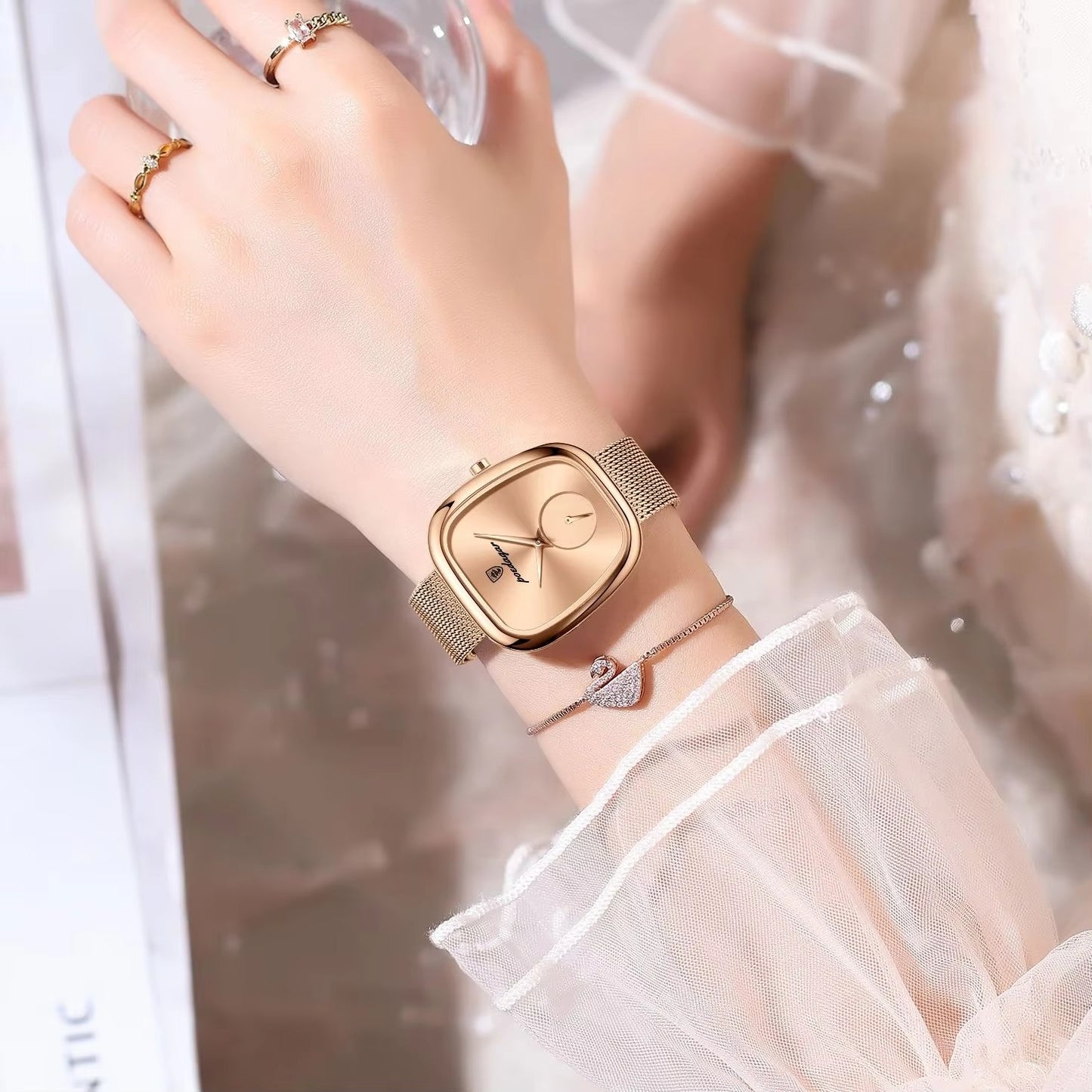 Schlichte Armbanduhr in außergewöhnlicher Form "Orologi da donna in maglia no.3231“ - PITANI