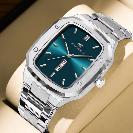 Edelstahl Armbanduhr in seltenen Farben "Calendario aziendale della moda no.4163" - PITANI