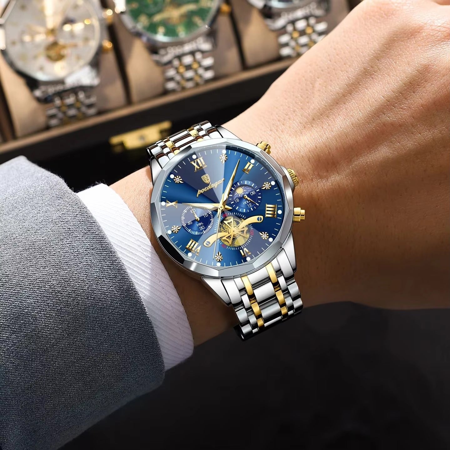 Moderne Edelstahl Armbanduhr "Impermeabile moderne Orologio no.5270“ - PITANI