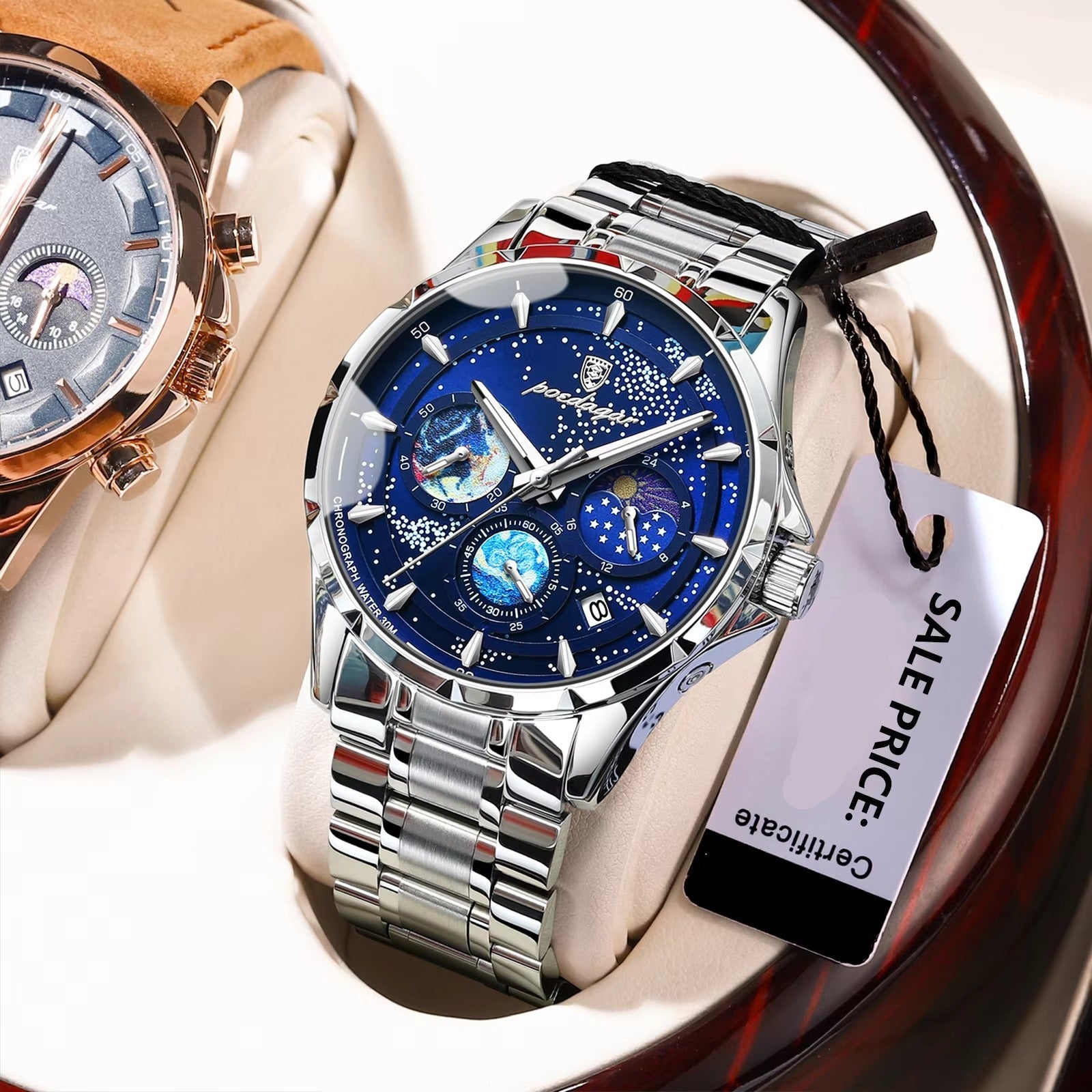 Edelstahl Armbanduhr "Quarzo di lusso no.4150" - PITANI