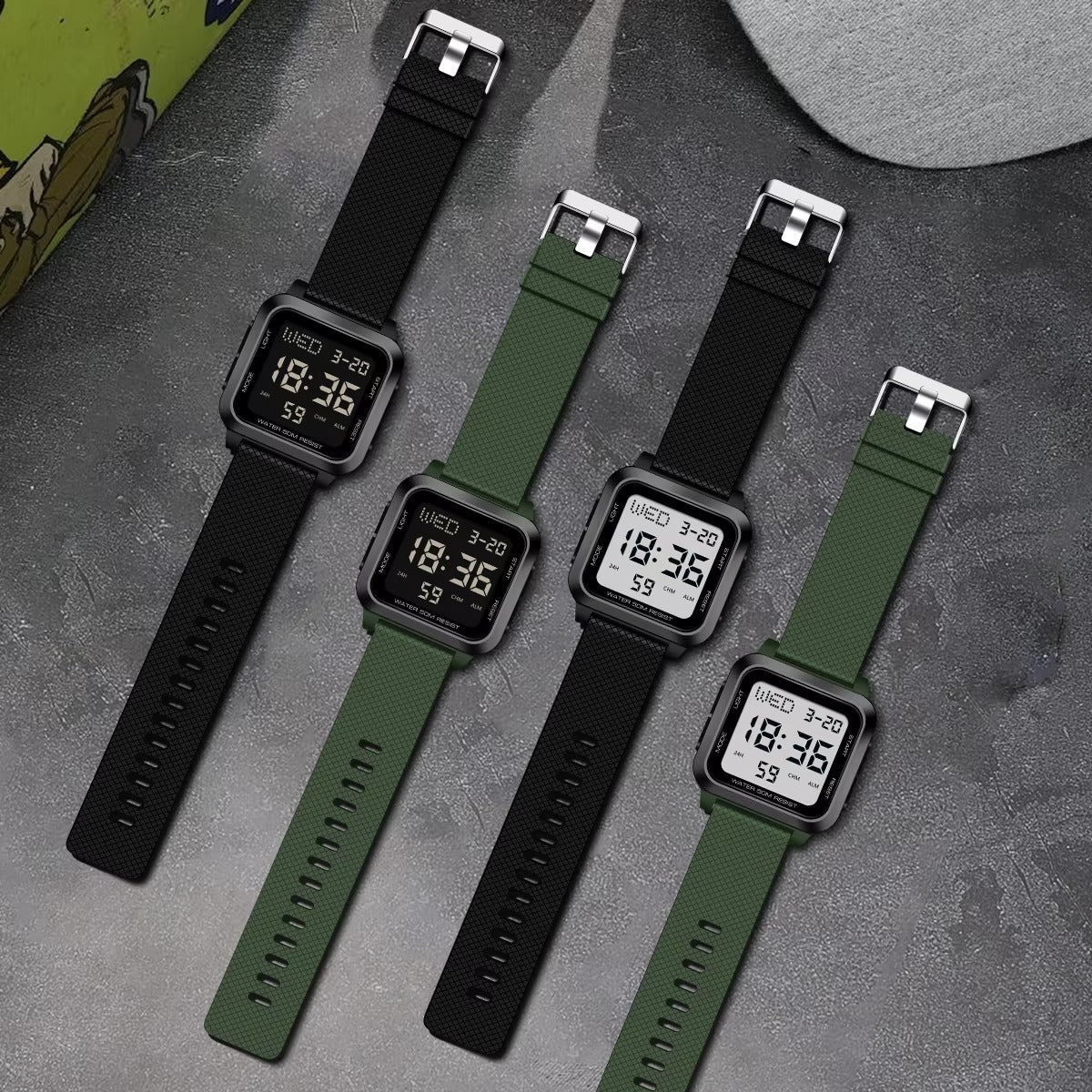 Edelstahl Armbanduhr "Sport studenteschi no.4134" - PITANI