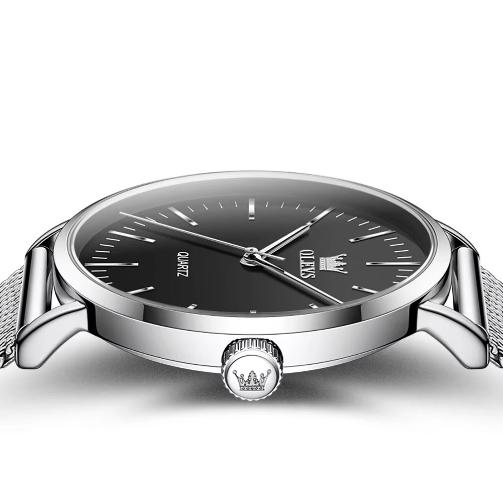 Schlichte minimalistisch dünne Edelstahl Armbanduhr "Orologio bele monde no.5311“ - PITANI
