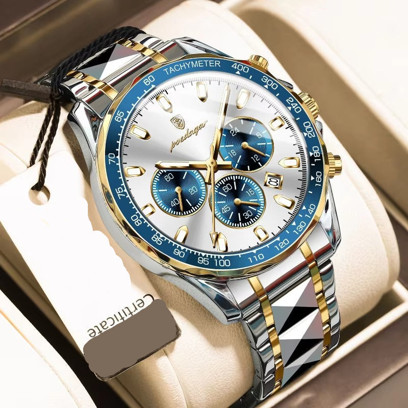Edelstahl Armbanduhr "Orologio da uomo con orologio a lancetta no.4172" - PITANI