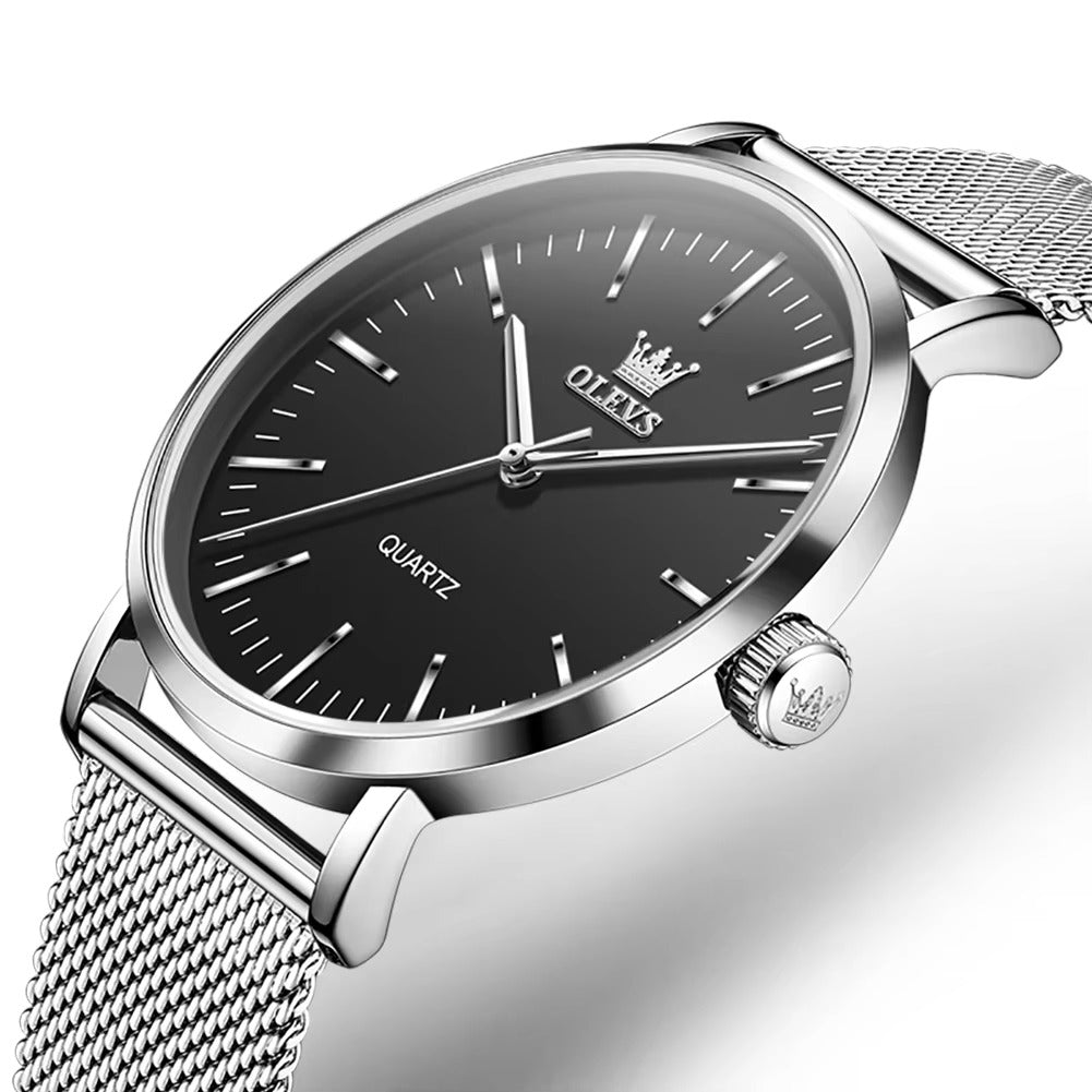 Schlichte minimalistisch dünne Edelstahl Armbanduhr "Orologio bele monde no.5311“ - PITANI