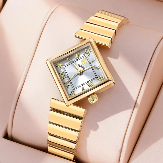 Viereckige elegante Edelstahl Armbanduhr "Resistente ai graffi no.3212" - PITANI