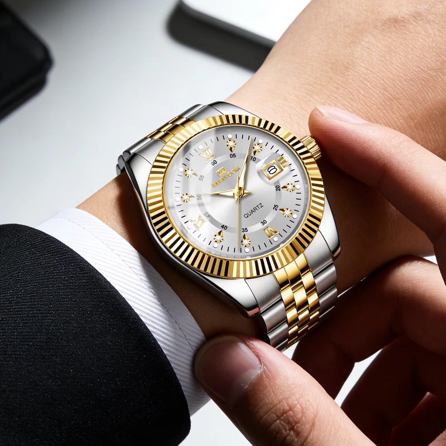 Edelstahl Armbanduhr "Orologio incorporato no.5295“ - PITANI