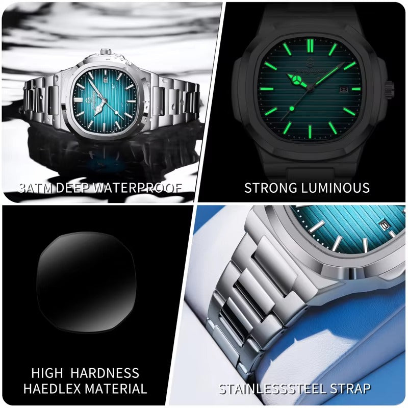 Edelstahl Armbanduhr "Lusso militare no.5293“ - PITANI