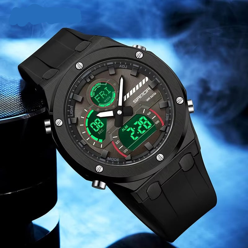 Silikon Armbanduhr "Calendario a doppio display no.5254“ - PITANI