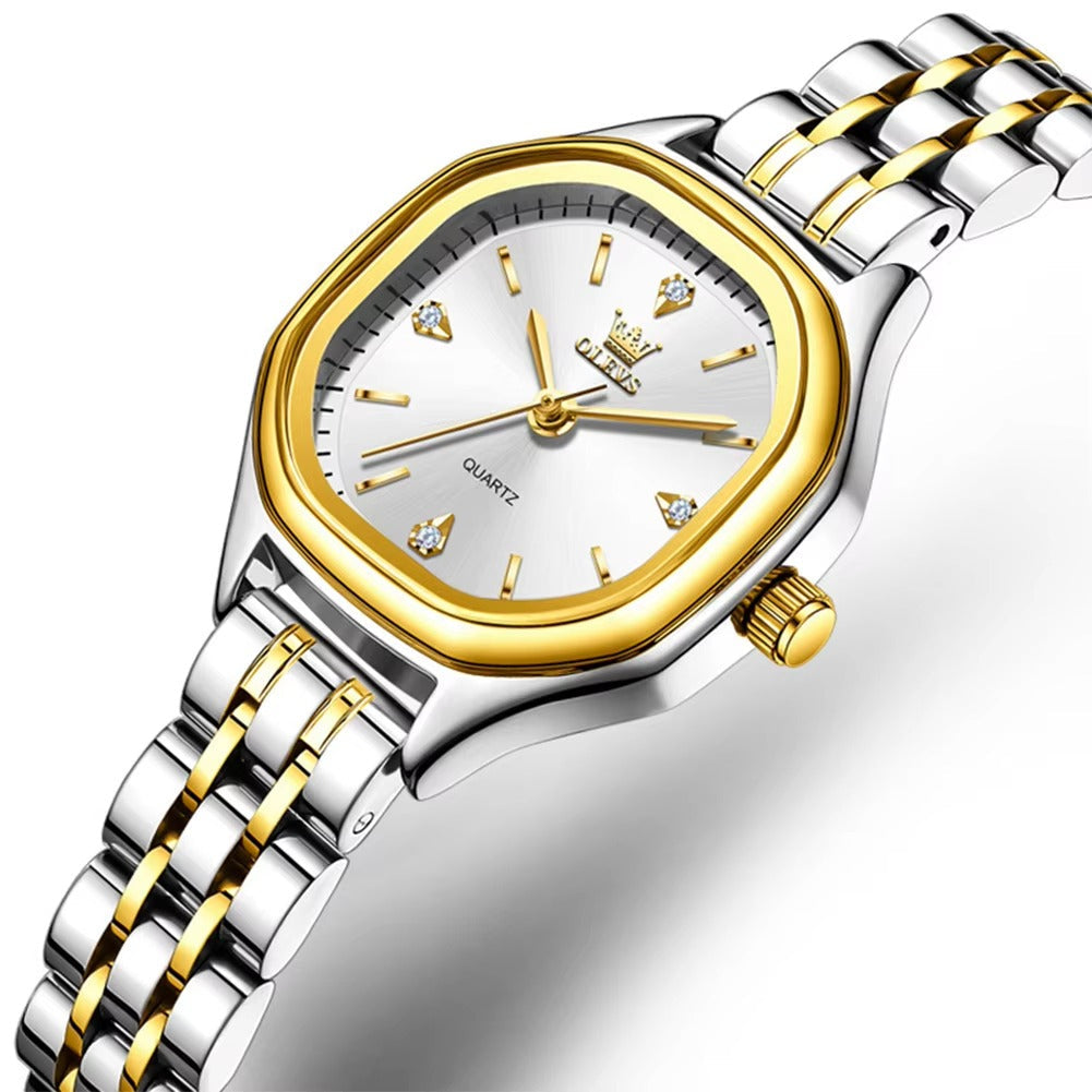 Elegante achteckige Edelstahl Armbanduhr "Lusso elegante no.3234“ - PITANI