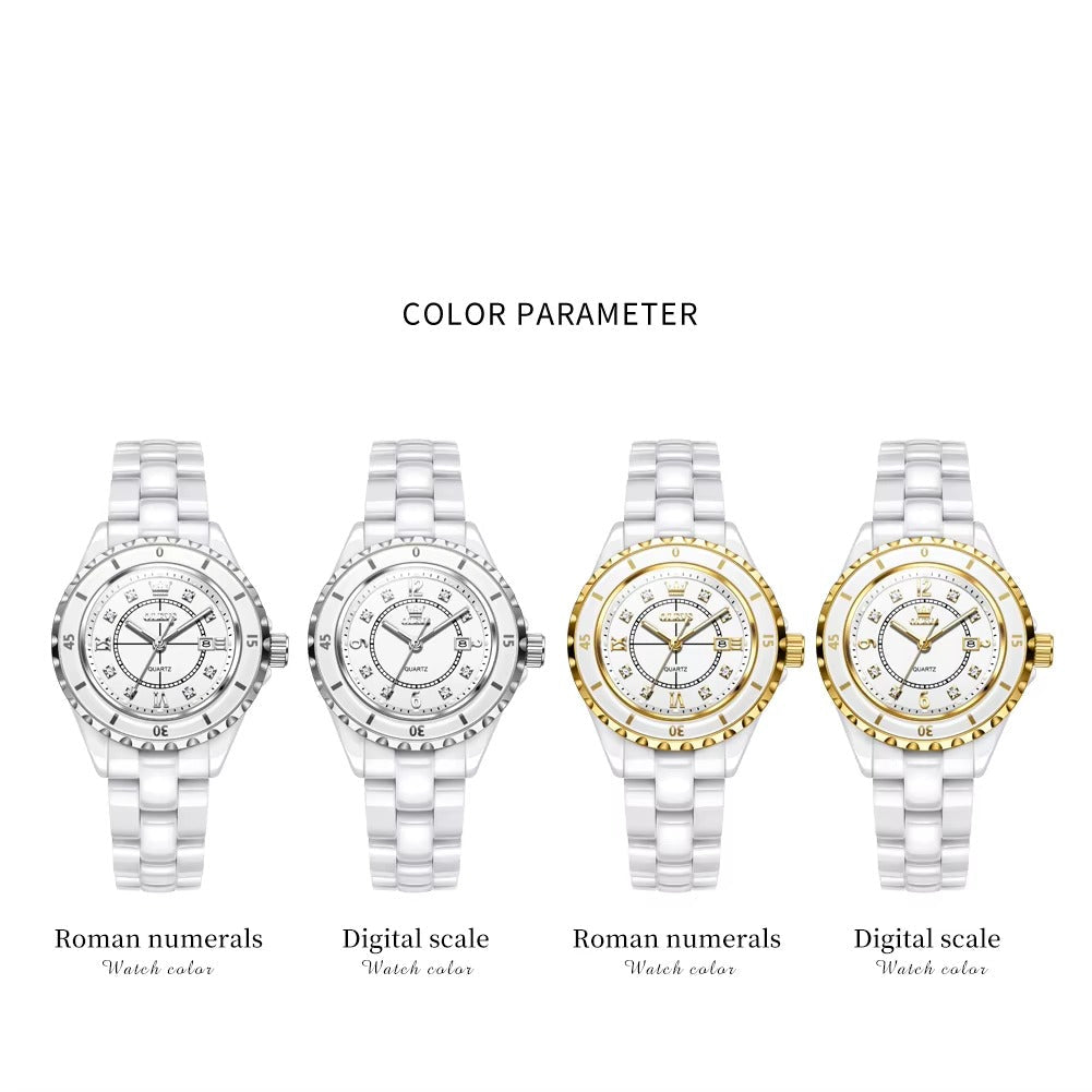 Elegante Keramik Armbanduhr "Acciaio ceramico no.3232“ - PITANI