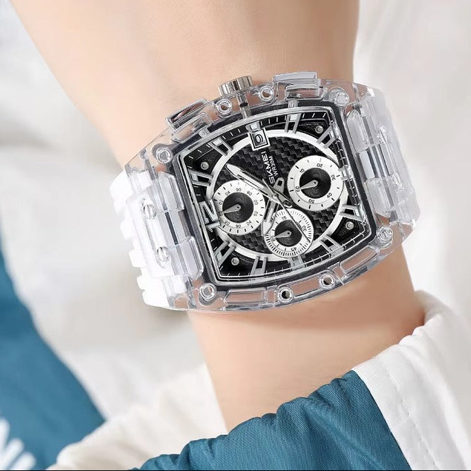 Quadratische Silikon Armbanduhr "Orologio in silicone no.5262“ - PITANI