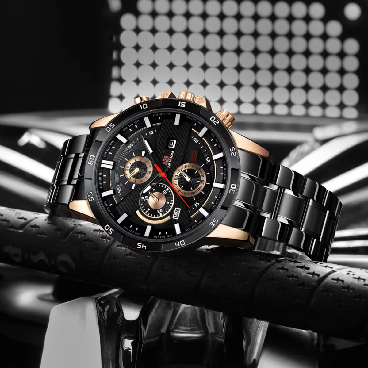 Edelstahl Armbanduhr "Orologio al quarzo con calendario no.4120" - PITANI