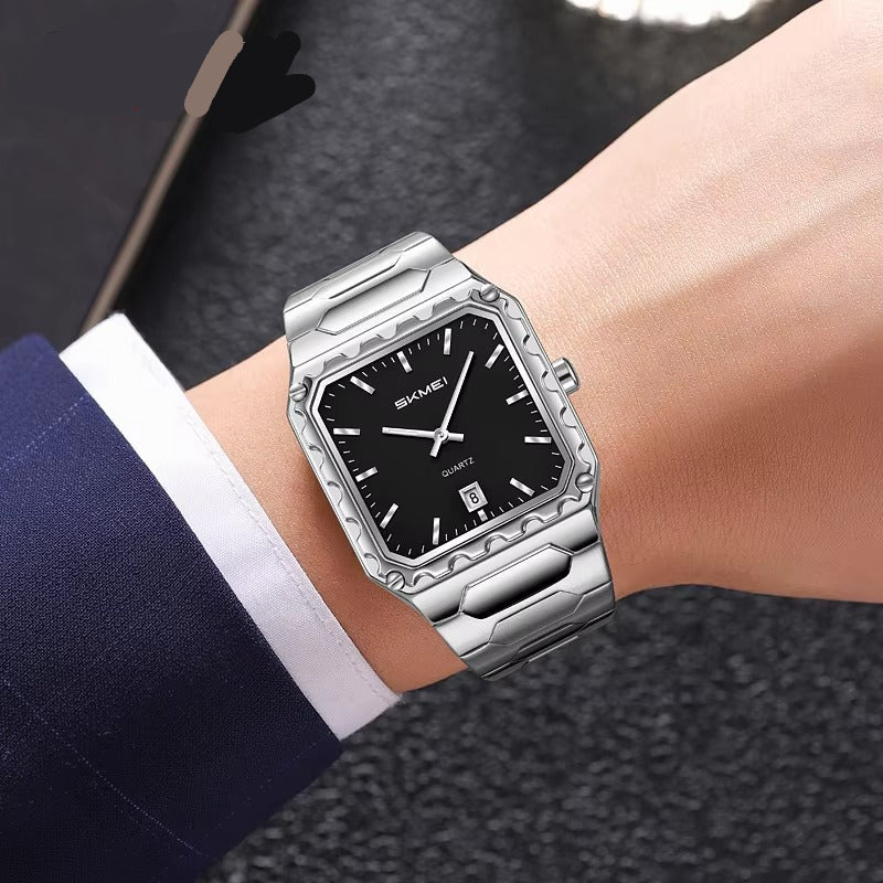 Quadratische Edelstahl Armbanduhr "Sport impermeabile no.5259“ - PITANI