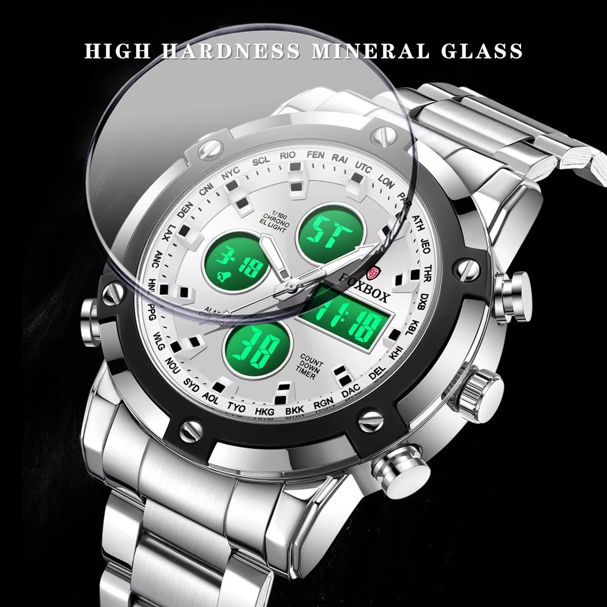 Edelstahl Armbanduhr "Cronografo no.5287“ - PITANI