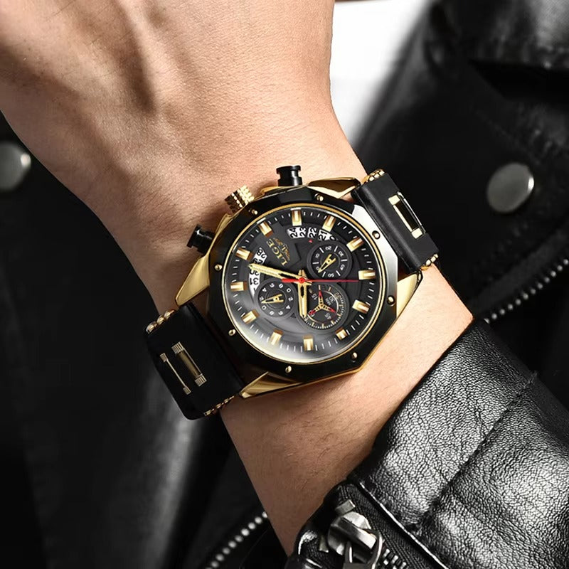 Edelstahl Armbanduhr "Militare in silicone no.4114" - PITANI