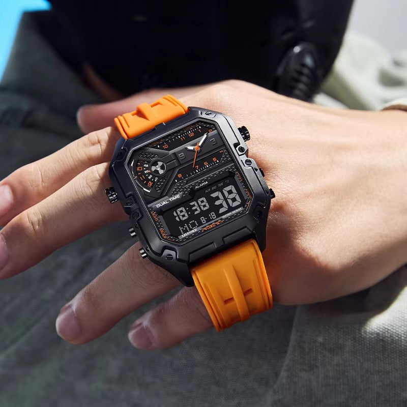 Außergewöhnliche drei Zeitanzeigen Armbanduhr "Impermeabile di belle no.5230“ - PITANI